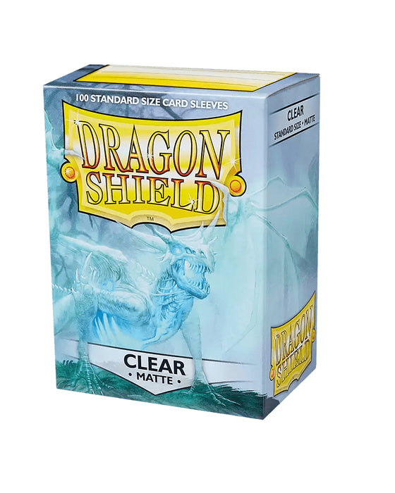 Protège-cartes (Sleeves): Dragon Shield Matte Clear (100)