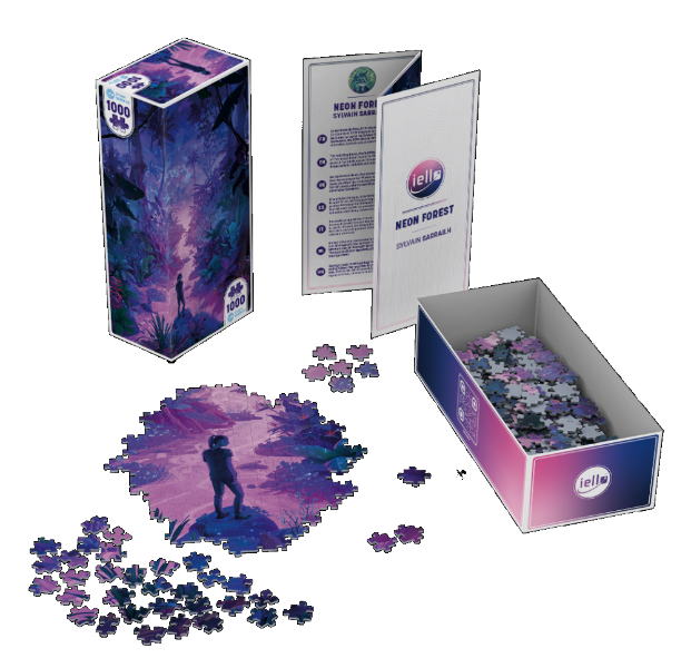 Puzzle Universe - 1000p : Neon Forest