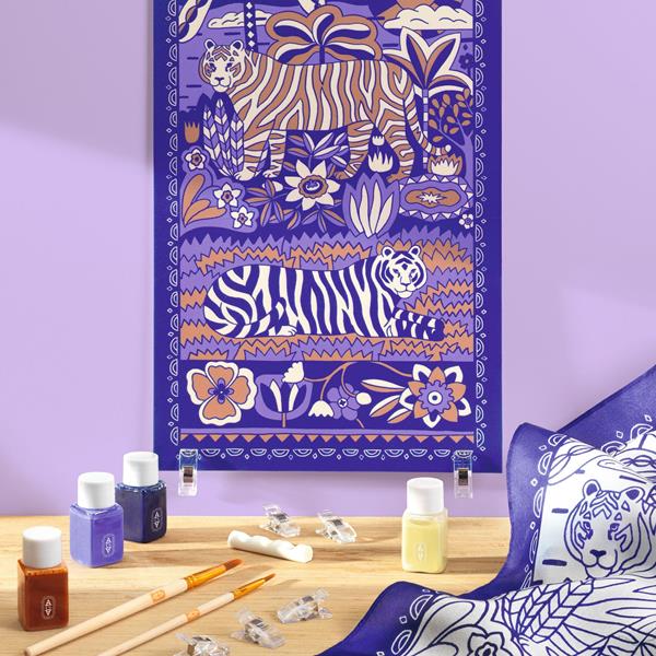 Atelier Grands Augustins - Atelier 10 - Peinture sur soie - Félins