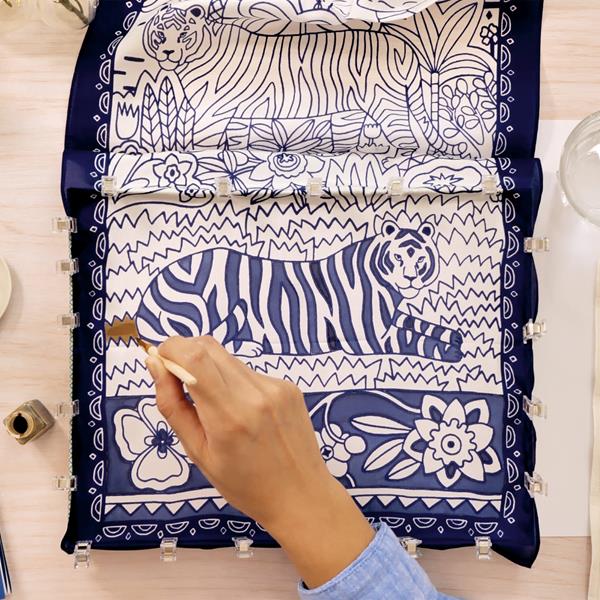 Atelier Grands Augustins - Atelier 10 - Peinture sur soie - Félins