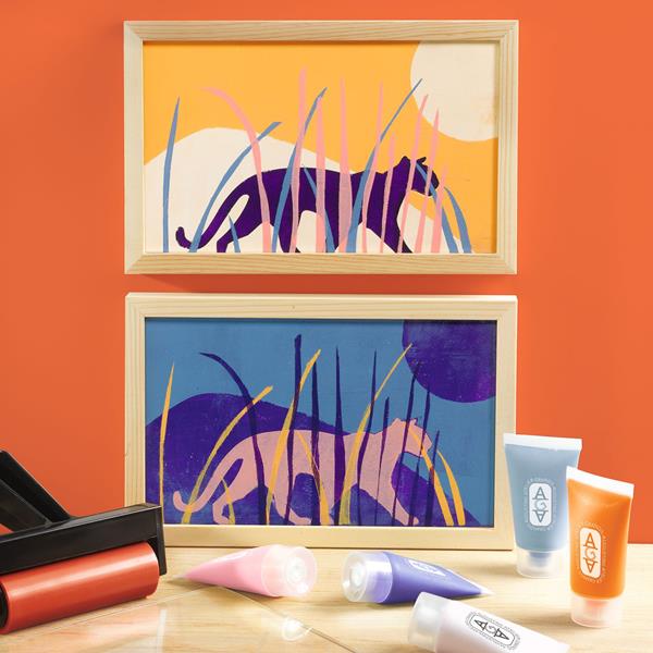 Atelier Grands Augustins - Atelier 47 - Impression gel: panthères