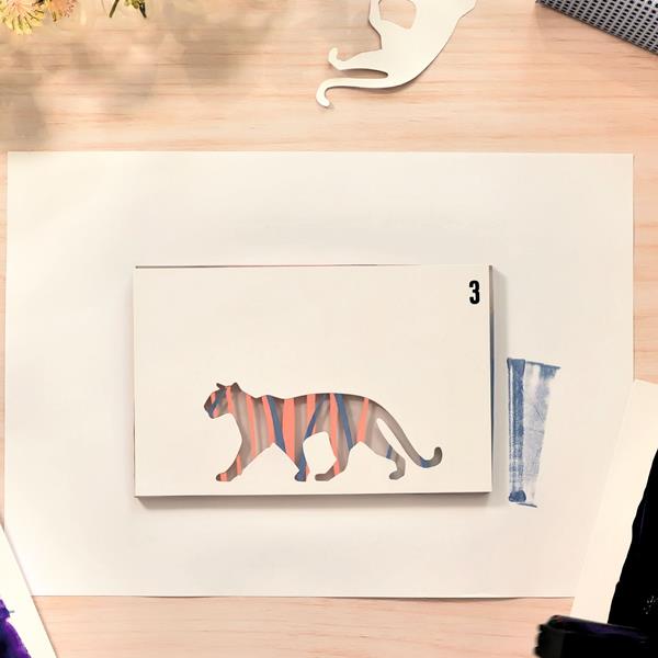 Atelier Grands Augustins - Atelier 47 - Impression gel: panthères