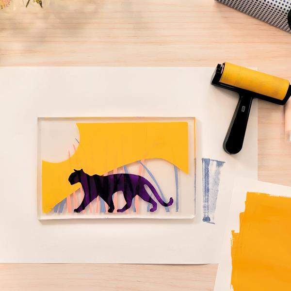 Atelier Grands Augustins - Atelier 47 - Impression gel: panthères