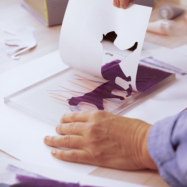 Atelier Grands Augustins - Atelier 47 - Impression gel: panthères