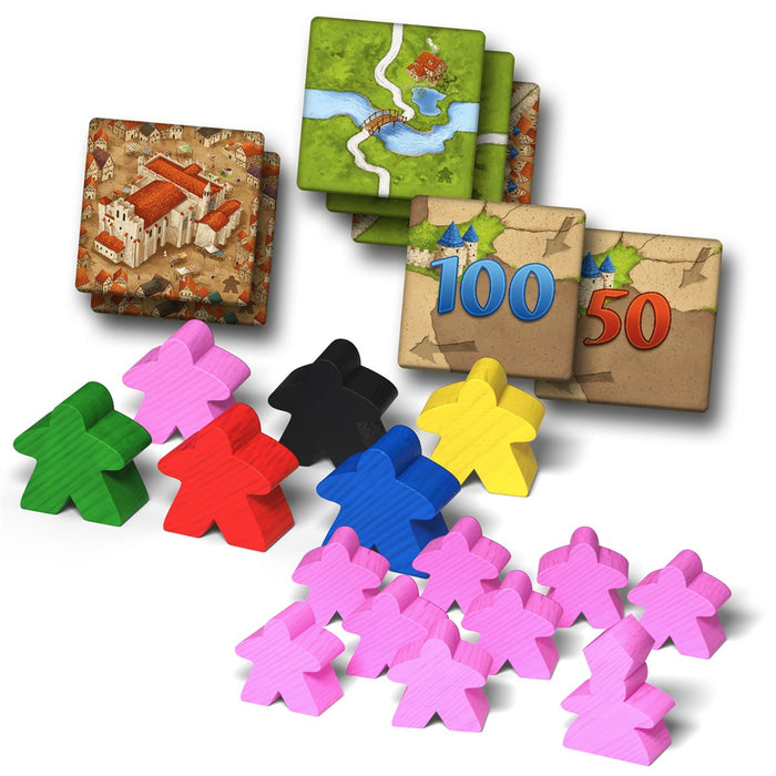 Carcassonne: Ext 1: Auberges & Cathedrales (FR) - Nouvelle Version