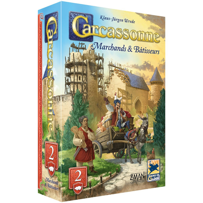 Carcassonne: Ext 2: Marchands & Batisseurs - Nouvelle Version - Fr