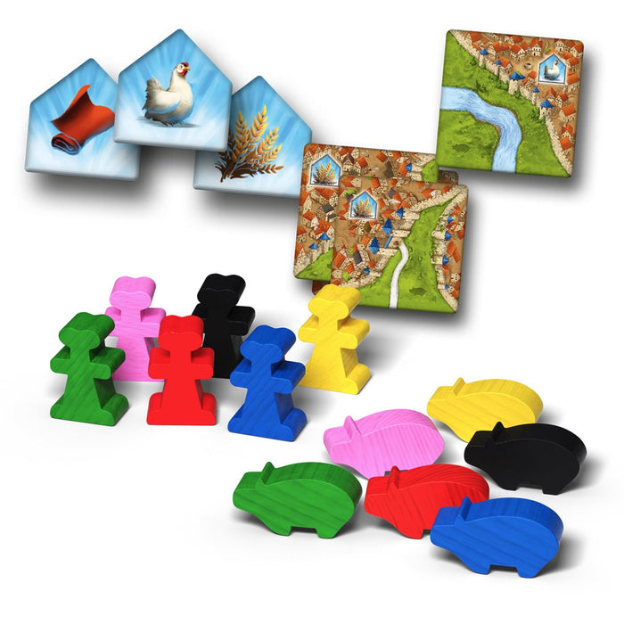 Carcassonne: Ext 2: Marchands & Batisseurs - Nouvelle Version - Fr