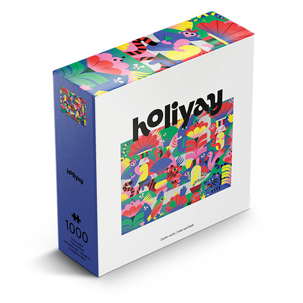 Puzzle - Holiyay - Cache-Cache - Delphine Meier - 1000 pcs