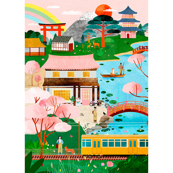 Puzzle - Holiyay - Rêverie du Japon - Laura Lhuillier - 1000 pcs