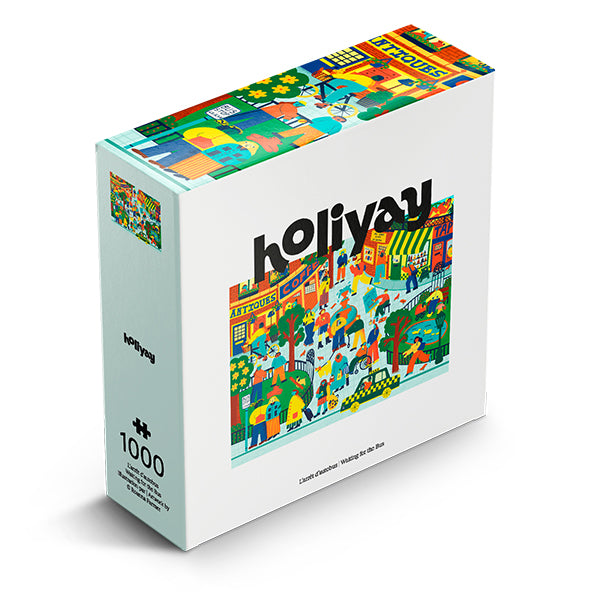 Puzzle - Holiyay - L’arrêt d’autobus - Roanna Farmer - 1000 pcs