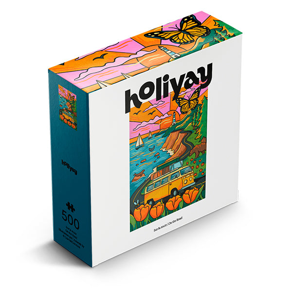 Puzzle - Holiyay - Sur la route - Lisa McCormick - 500 pcs