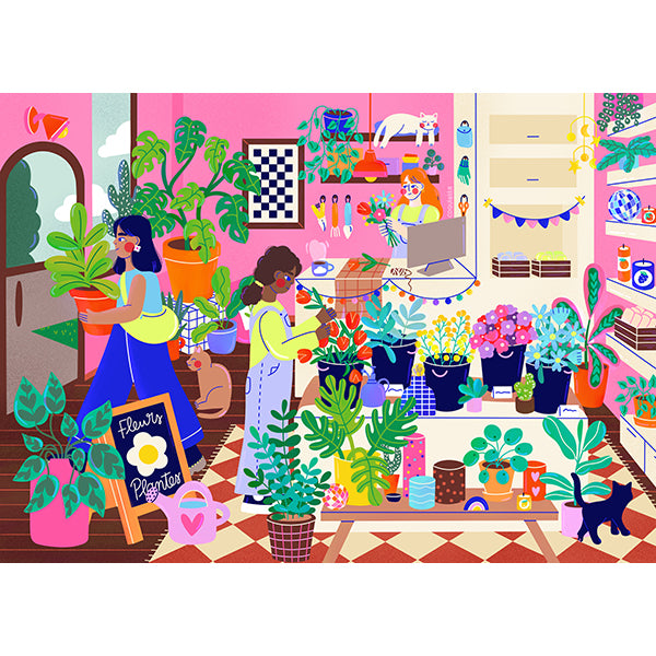 Puzzle - Holiyay - Plantes et Fleurs - Coquiette - 500 pcs