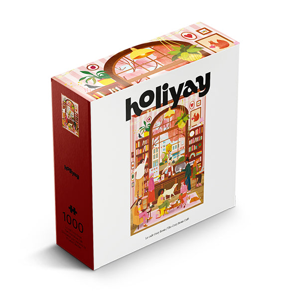 Puzzle - Holiyay - Le café Cozy Bean - Laura Lhuilier - 1000 pcs