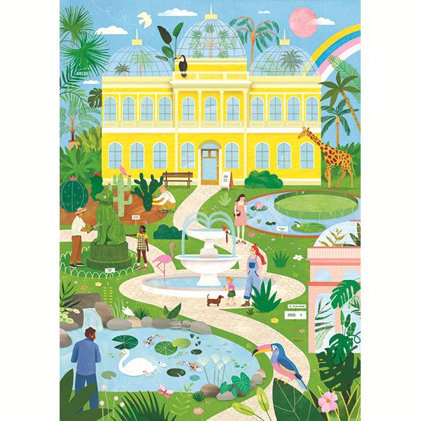 Puzzle - Holiyay - Le jardin Botanique - Laura Lhuilier - 1000 pcs