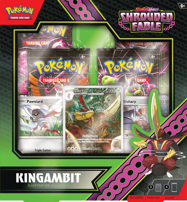 Pokémon SV6.5 Shrouded Fable Kingambit Illustration Collection - EN