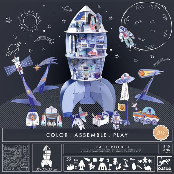 Color Assemble Play - Fusée spatiale