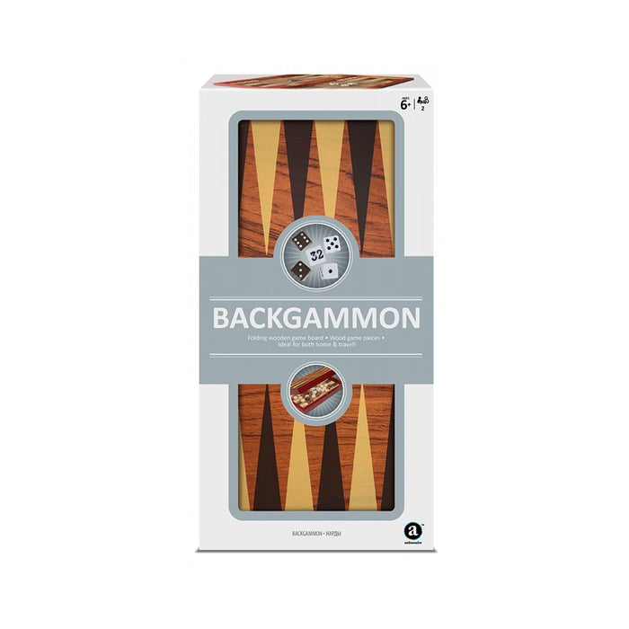 Backgammon en bois portatif