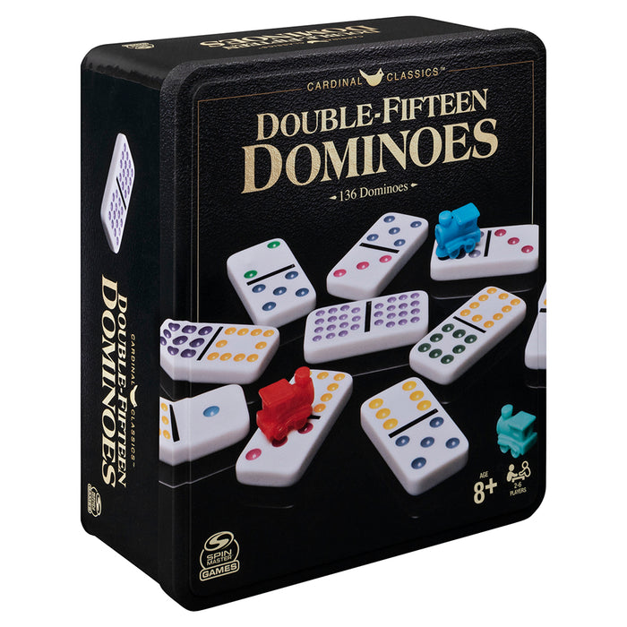 Dominos Double-Quinze - Boîte en métal