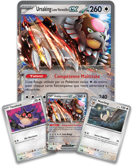 Pokemon TCG - Coffret Ursaking Lune Vermeille EX - FR