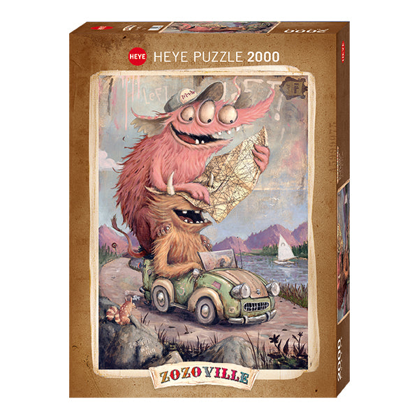 Puzzle - Heye -  Zozoville - Road Trippin’ - 2000 pcs