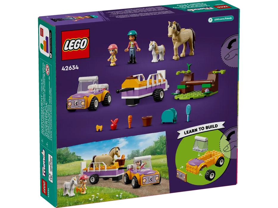 Lego - Friends - La remorque du cheval et du poney