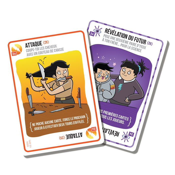 Exploding Kittens - Bien vs Mal - FR