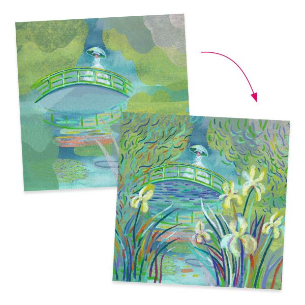 Djeco - Inspiré par Monet - Sur l’étang aux Nymphéas