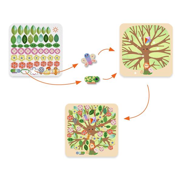 Djeco - Feutrine - La ronde des saisons
