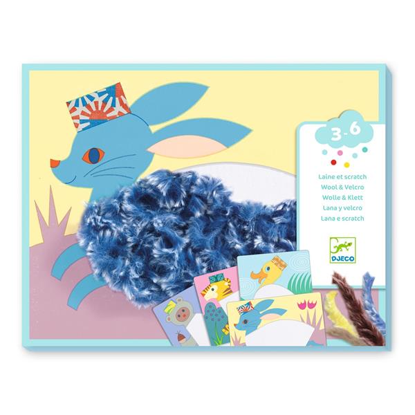 Djeco - Laine & scratch - Avec un chapeau