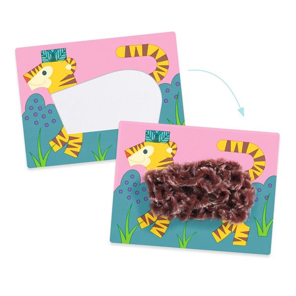 Djeco - Laine & scratch - Avec un chapeau