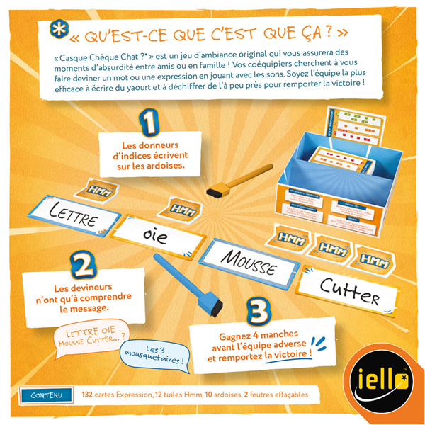 Casque Chèque Chat - FR