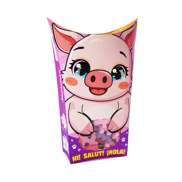 Mini Waffle - Animaux de poche: Cochon (25 pcs) - ML