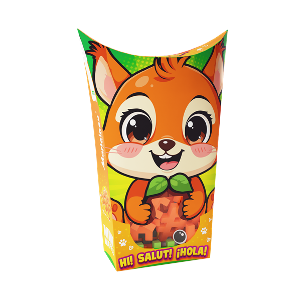 Mini Waffle - Animaux de poche: Écureuil (34 pcs) - ML