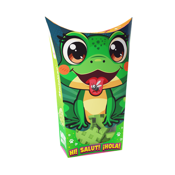 Mini Waffle - Animaux de poche: Grenouille (34 pcs) - ML