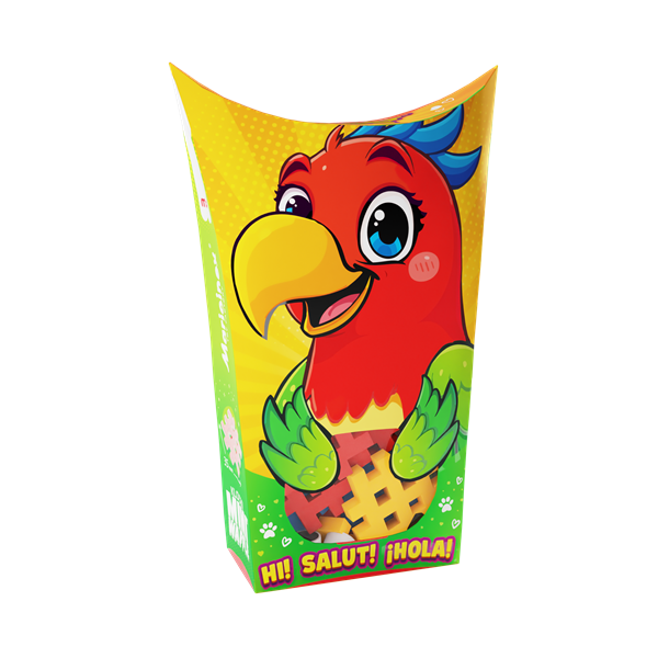 Mini Waffle - Animaux de poche: Perroquet (25 pcs) - ML