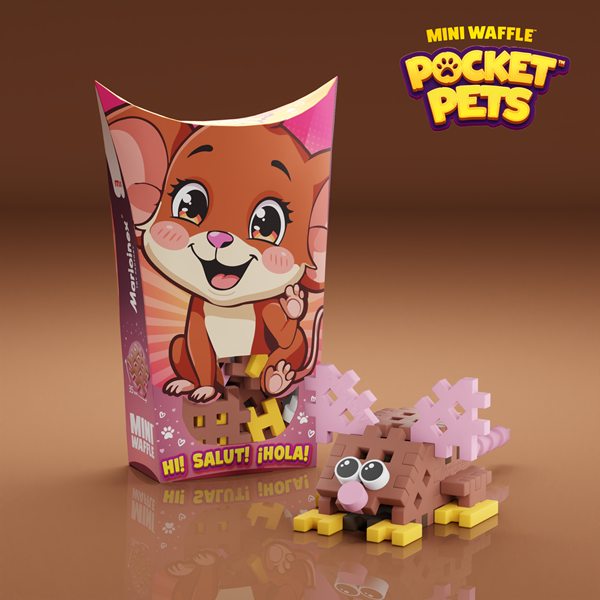 Mini Waffle - Animaux de poche: Souris (25 pcs) - ML