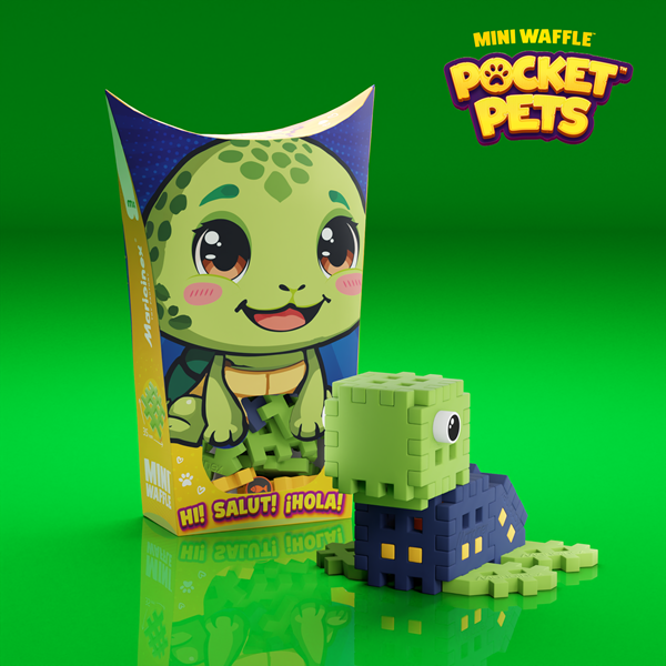 Mini Waffle - Animaux de poche: Tortue (25 pcs) - ML