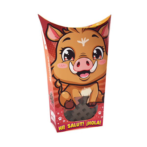 Mini Waffle - Animaux de poche: Sanglier (25 pcs) - ML