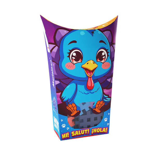 Mini Waffle - Animaux de poche: Dinde (25 pcs) - ML