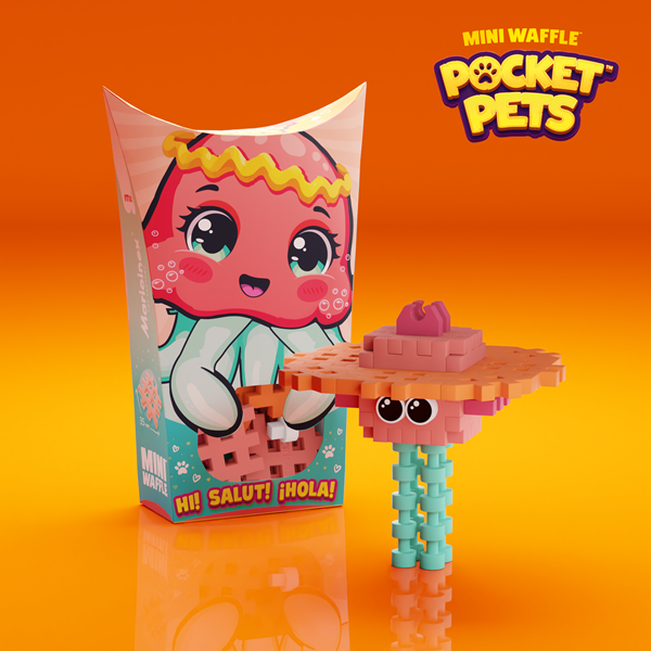 Mini Waffle - Animaux de poche: Méduse (25 pcs) - ML