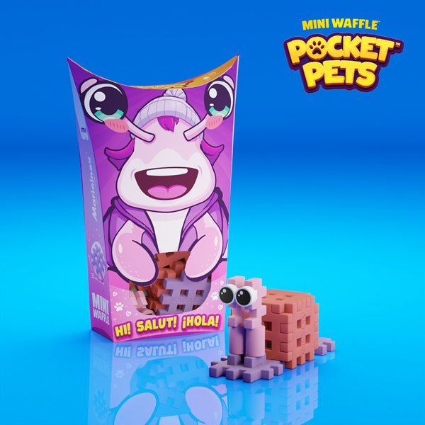 Mini Waffle - Animaux de poche: Escargot (15 pcs) - ML