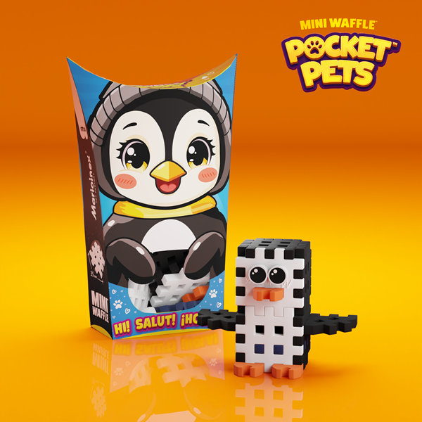 Mini Waffle - Animaux de poche: Pingouin (17 pcs) - ML