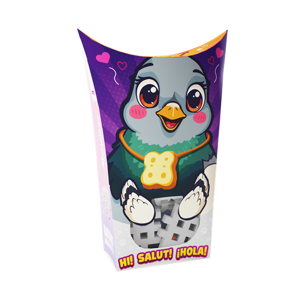 Mini Waffle - Animaux de poche: Pigeon (16 pcs) - ML