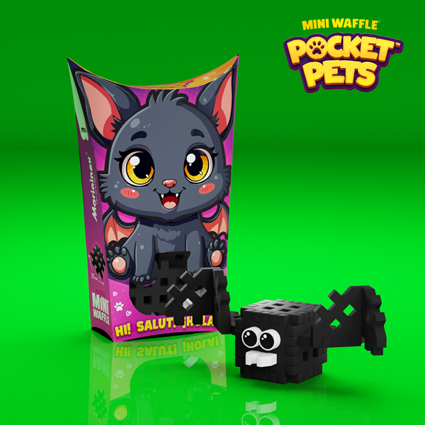 Mini Waffle - Animaux de poche: Chauve-souris (15 pcs) - ML