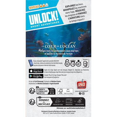 Unlock! - Short adventure #12 - Le coeur de l’océan - FR