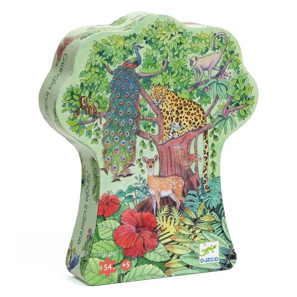 Puzzle Silhouette - Jungle indienne - 54 pcs