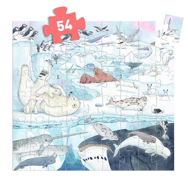 Puzzle Silhouette - Douceur polaire - 54 pcs