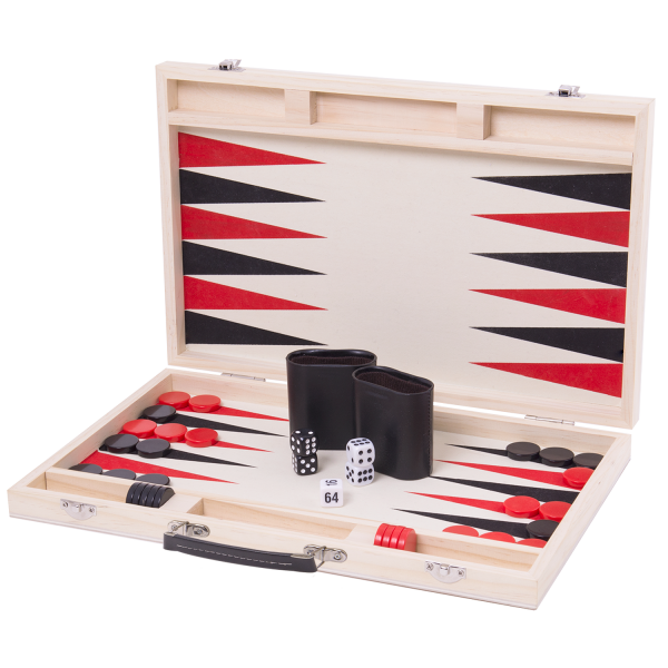 Rustik - Jeu de backgammon - Valise en bois