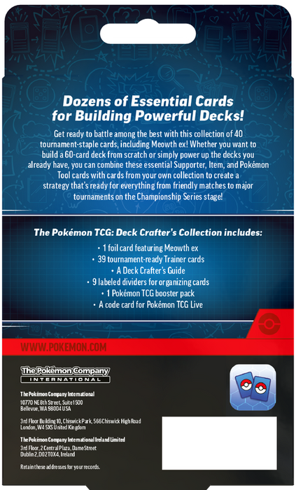 Pokémon TCG - Deck Crafter’s Collection - EN