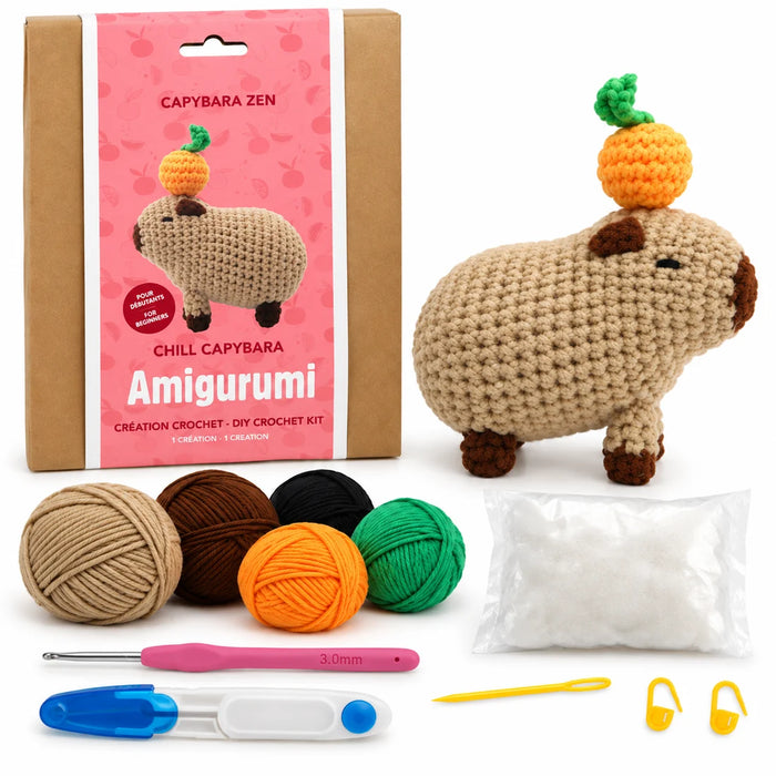 Kit DIY Crochet - Capybara zen